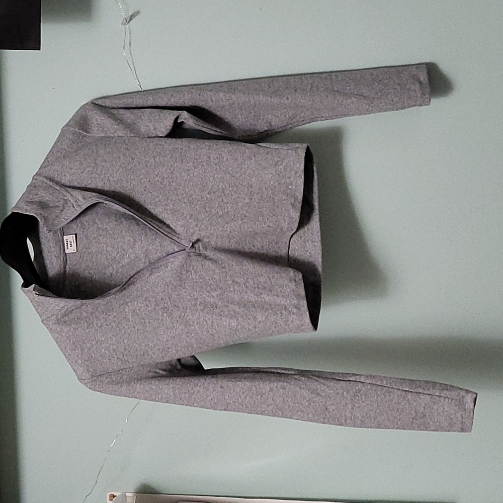 Aritzia Sunday Best 1/4 zip crop long sleeve